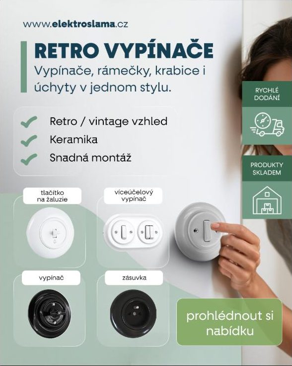 Kreativa pro Google Ads: retro vypínače, rámečky, krabice a knoflíky v jednom stylu, 960×1200 px