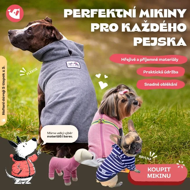 Naše kreativa: „Perfektní mikiny pro každého psa“