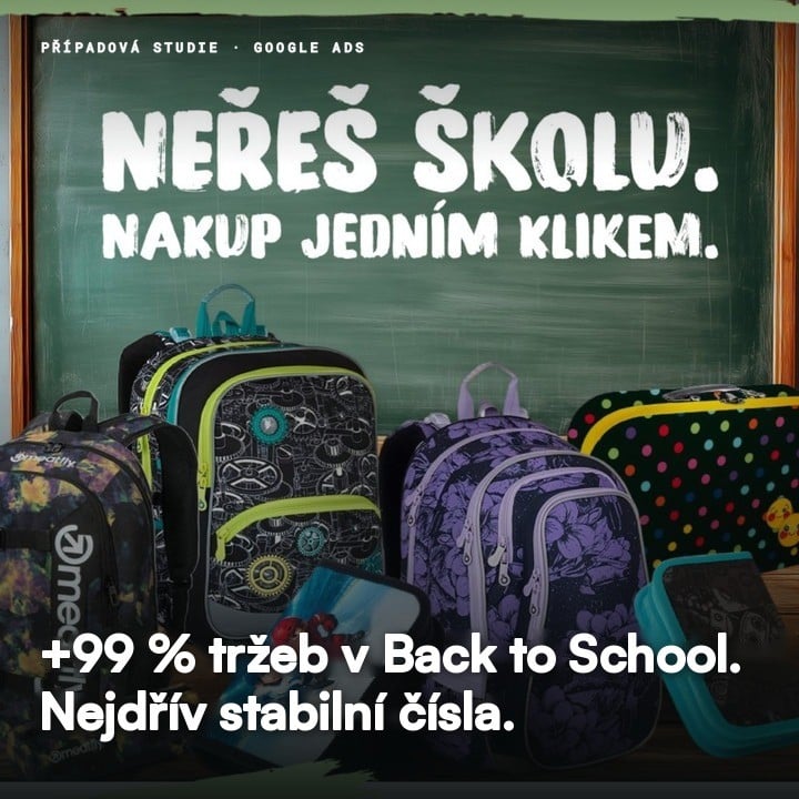 Obálka případové studie Papírnictví VojTech: školní batohy