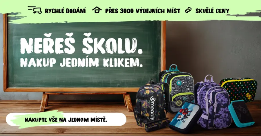 Papírnictví VojTech – School supplies, landscape