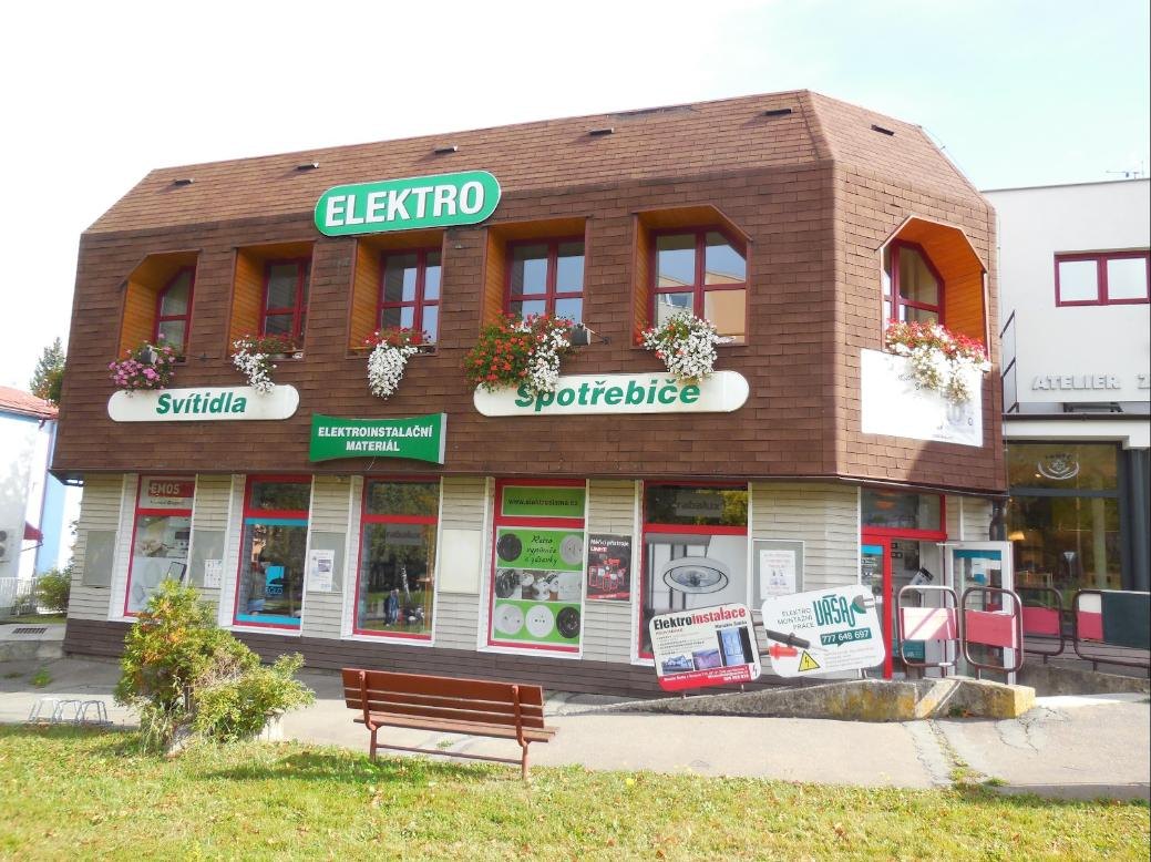 Prodejna ELEKTRO – M. Sláma, Nádražní 52, Žďár nad Sázavou