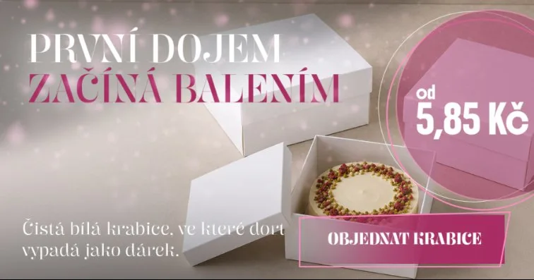 Naše kreativa: „První dojem začíná krabicí“ — dortové krabice