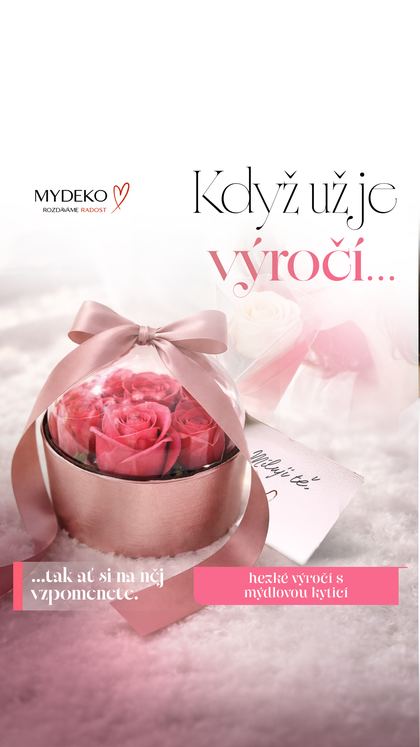Kreativa MyDeko do stories: Výročí