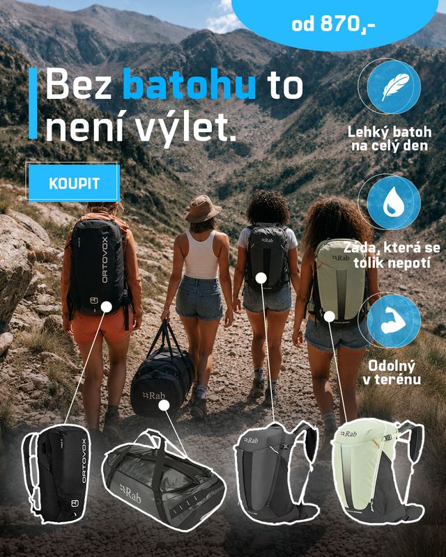 Naše kreativa: batohy, na výšku
