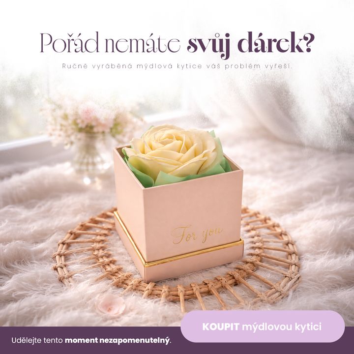 Naše remarketingová kreativa: Pořád nemáte svůj dárek?